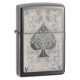 Zippo 28323-000004 Maça Ası Ace Filigree Çakmak