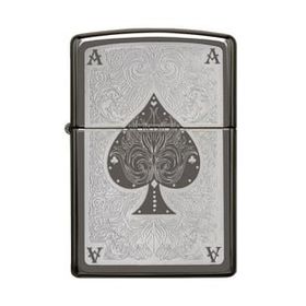 Zippo 28323-000004 Maça Ası Ace Filigree Çakmak