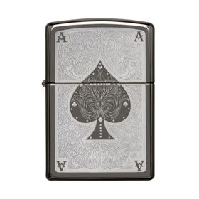 Zippo 28323-000004 Maça Ası Ace Filigree Çakmak