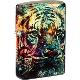 Zippo 46145 48458 Colorful Tiger Design Çakmak