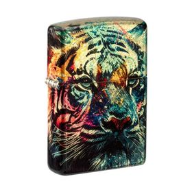Zippo 46145 48458 Colorful Tiger Design Çakmak