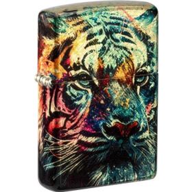 Zippo 46145 48458 Colorful Tiger Design Çakmak