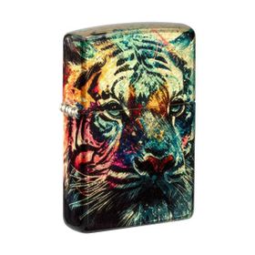 Zippo 46145 48458 Colorful Tiger Design Çakmak