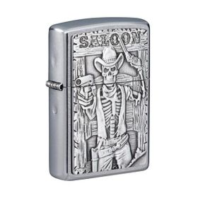 Zippo 49298-083535 Saloon Skull Emblem Design Çakmak