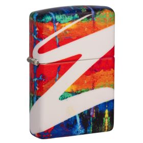 Zippo 540 White Matte Dippy Z Design Classic Çakmak