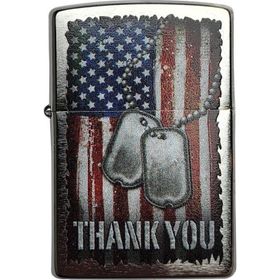 Zippo 56161 American Flag Thank You Design Çakmak