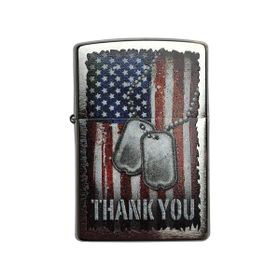 Zippo 56161 American Flag Thank You Design Çakmak