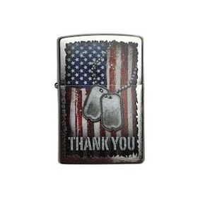 Zippo 56161 American Flag Thank You Design Çakmak