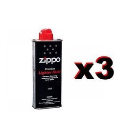 Zippo Benzinili 125 ml 3 Adet Çakmak