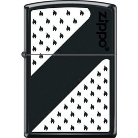 Zippo Black And White Design Çakmak