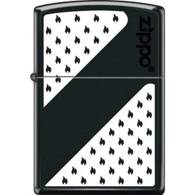 Zippo Black And White Design Çakmak