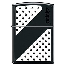 Zippo Black And White Design Çakmak