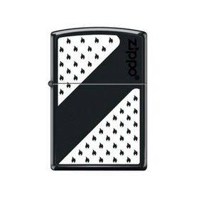 Zippo Black And White Design Çakmak