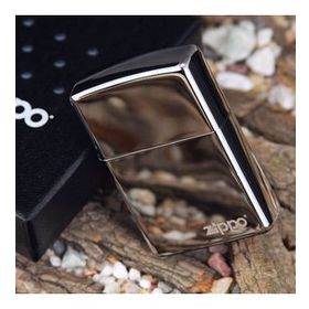 Zippo Çakmak Logo Black İce Buz Siyahı 150Zl