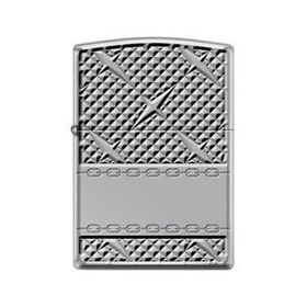 Zippo Diamond Plate Chain Design Çakmak