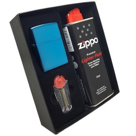 Zippo DU10-20446 Parlak Sapphire Benzin Taş Çakmak