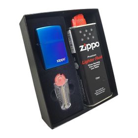 Zippo DU10-29899Z Parlak Mavi Mor Benzin Taş Çakmak