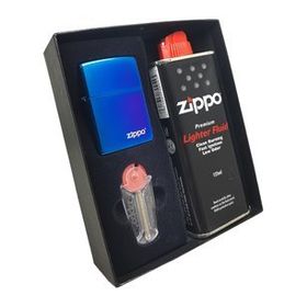 Zippo DU10-29899Z Parlak Mavi Mor Benzin Taş Çakmak