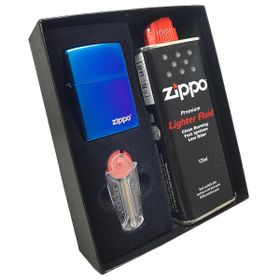 Zippo DU10-29899Z Parlak Mavi Mor Benzin Taş Çakmak
