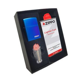Zippo DU10-29899Z Parlak Mavi Mor Benzin Taş Çakmak
