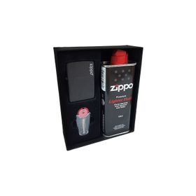 Zippo DU10SY Mat Siyah Kutu Benzin Taş Çakmak
