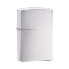 Zippo Kişiye Özel Model Benzinli Metalik Gri Çakmak