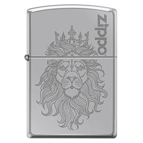 Zippo Lion Auto Engrave Design Çakmak