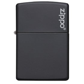 Zippo Orijinal Black Matte Logolu 218ZL Çakmak