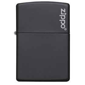 Zippo Orijinal Black Matte Logolu 218ZL Çakmak