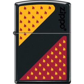 Zippo Yellow And Red Design Çakmak