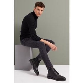 Ziya 113447 307 Siyah Erkek Bot