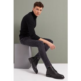Ziya 113447 307 Siyah Erkek Bot