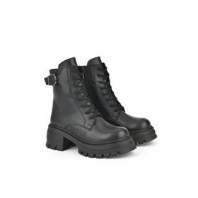Ziya 143359Z616 Siyah Hakiki Deri Kadın Bot
