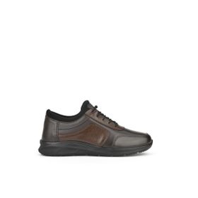 Ziya 143423Z69 Hakiki Deri Kahve Erkek Sneaker
