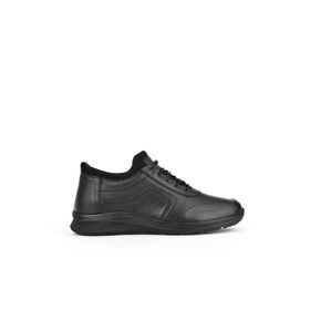 Ziya 143423Z69_000 Hakiki Deri Siyah Erkek Sneaker