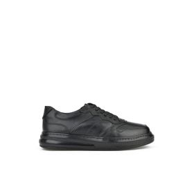 Ziya 143423Z71 Hakiki Deri Siyah Erkek Sneaker