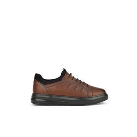 Ziya 143423Z72 Taba Hakiki Deri Erkek Sneaker Ayakkabı