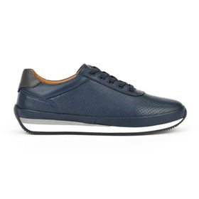 Ziya 1511002Z063 Lacivert Hakiki Deri Erkek Sneaker Ayakkabı