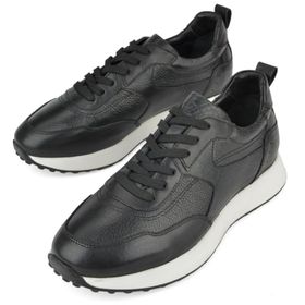 Ziya 1511026Z280 Siyah Hakiki Deri Erkek Sneaker Ayakkabı