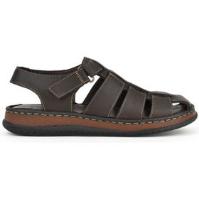 Ziya 1511045ZS32 Kahve Erkek Hakiki Deri Konfor Sandalet