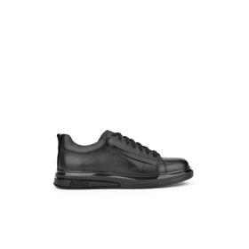 Ziya 151983Z875 Siyah Hakiki Deri Erkek Sneaker Ayakkabı