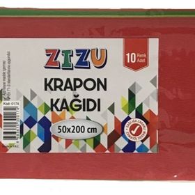 Zizu 10 Renk Krapon Kağıdı