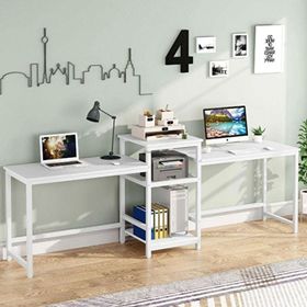Zizuva 250x75x60 cm İki Bölmeli Çalışma Masası