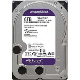 Zkteco Western Digital WD62PURZ Purple 6 Tb 5400rpm 64mb Sata3 180tb/Y 7/24 Güvenlik Harddiski