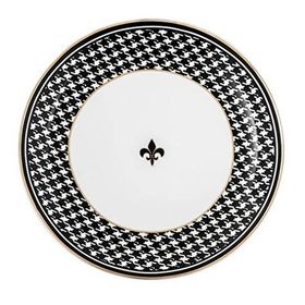 Zm Decor 28 cm Siyah İnci Tabak