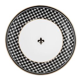 Zm Decor 28 cm Siyah İnci Tabak