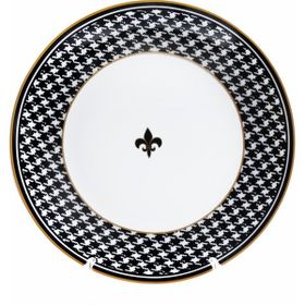 Zm Decor 28 cm Siyah İnci Tabak