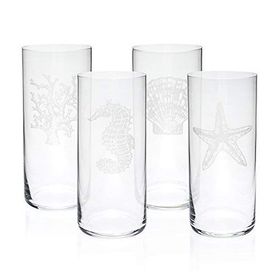 Zm Decor Mercan 4' lü Meşrubat Bardağı