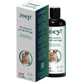Zoey 250 ml Kedi ve Kopekler için Pire Şampuanı