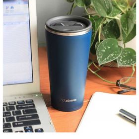 Zojirushi SX-FSE45 Süzgeçli Kapak Vakumlu 0,45 lt Lacivert Termos Bardak